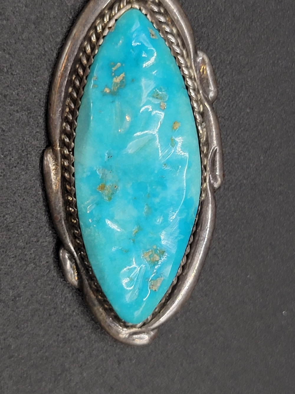 Alvina Quam Zuni Turquoise Brooch/Pendant